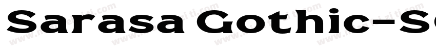 Sarasa Gothic-SC-Ext字体转换